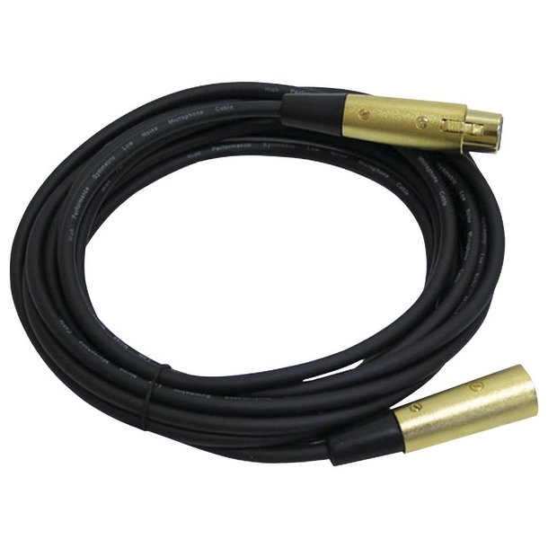 XLR Microphone Cable, 15ft (XLR Female to XLR Male)