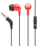 Wicked Audio Brawl Earbud Headphones w/Mic, (Fever)
