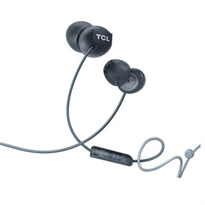 TCL Phantom Black In-ear Headphones with Mic - SOCL300BK