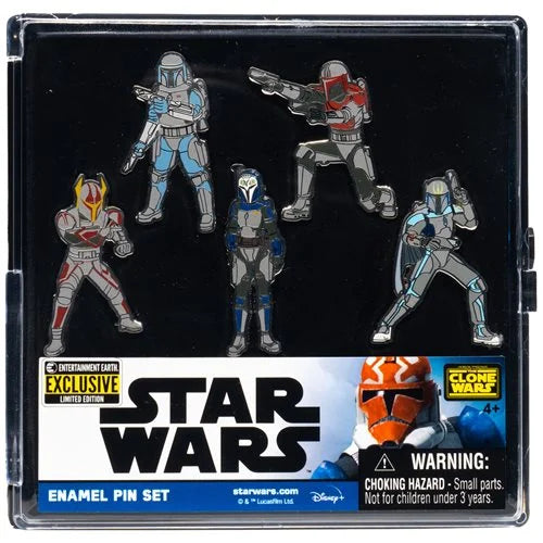 Star Wars Mandalorians Enamel Pin 5-Pack - EE Exclusive